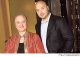 Lidia Matticchio Bastianich e il figlio  Joseph  che hanno cucinato per il Papa Benedetto  XVI  in  visita  a  New  York.