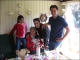 <p align="left">Maria Millo Bonadia con i suoi nipoti e la cagnolina Daisy dalla Svezia</p>